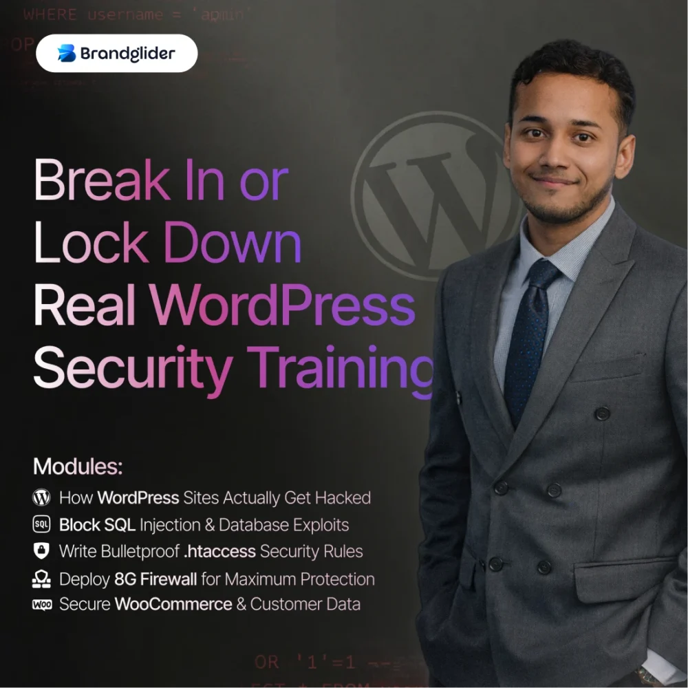 WordPress-Security-Training-by-Akash-Debnath-brandglider clean-code-infrastructure-development.webp