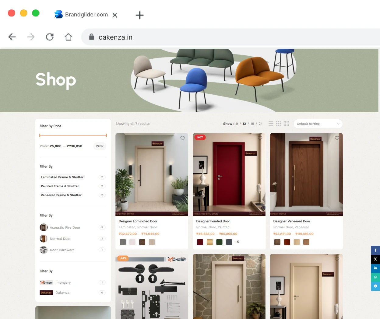 High-converting e-commerce storefront UI design and checkout architecture