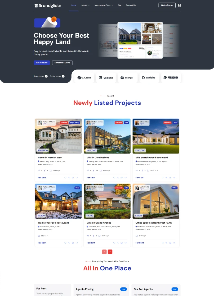 High-converting real estate lead generation funnel displaying automated property inquiries and CRM integration.